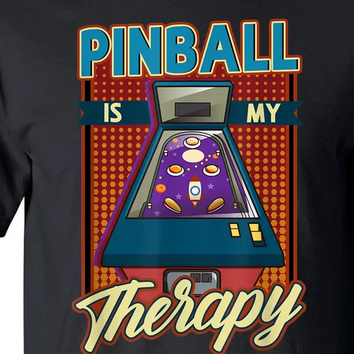 Pinball Is My Therapy Pinball Wizard Classic Retro Tall T-Shirt