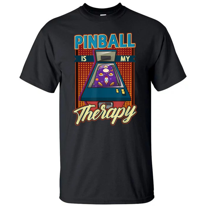 Pinball Is My Therapy Pinball Wizard Classic Retro Tall T-Shirt