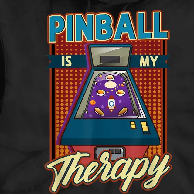 Pinball Is My Therapy Pinball Wizard Classic Retro Tie Dye Hoodie