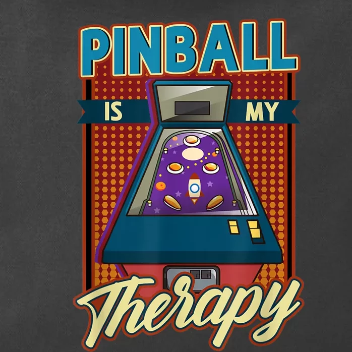 Pinball Is My Therapy Pinball Wizard Classic Retro Zip Tote Bag