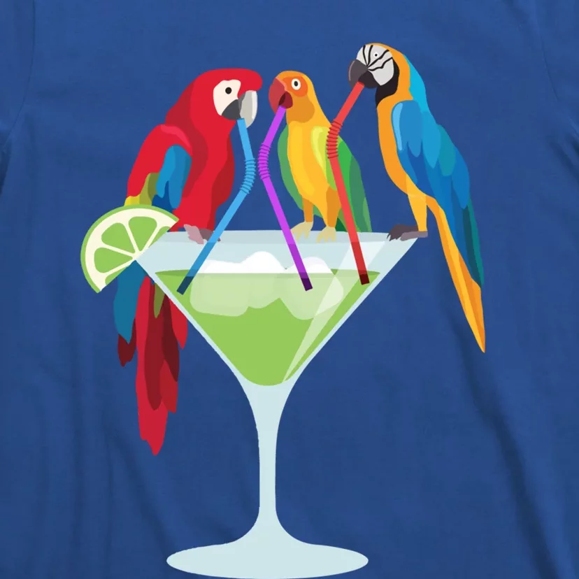 Parrots Ing Margarita Tropical Vacation Hawaiian Birds Cool Gift T-Shirt