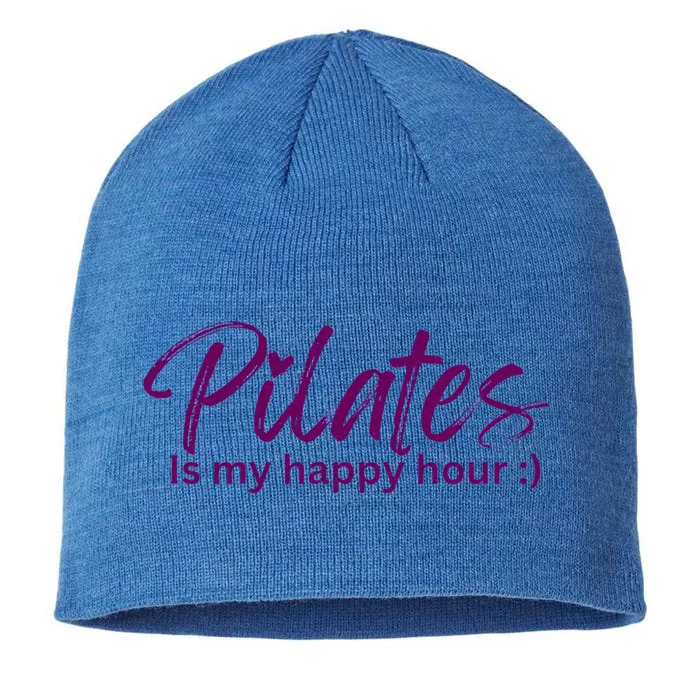 Pilates Is My Happy Hour 8 1/2in Sustainable Knit Beanie