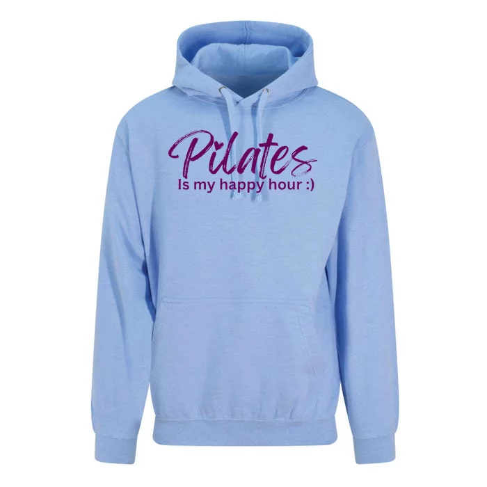 Pilates Is My Happy Hour Unisex Surf Hoodie