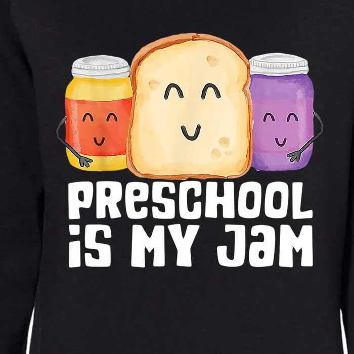 Preschool Is My Jam Back To School Funny Womens California Wash Sweatshirt