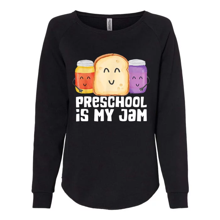 Preschool Is My Jam Back To School Funny Womens California Wash Sweatshirt