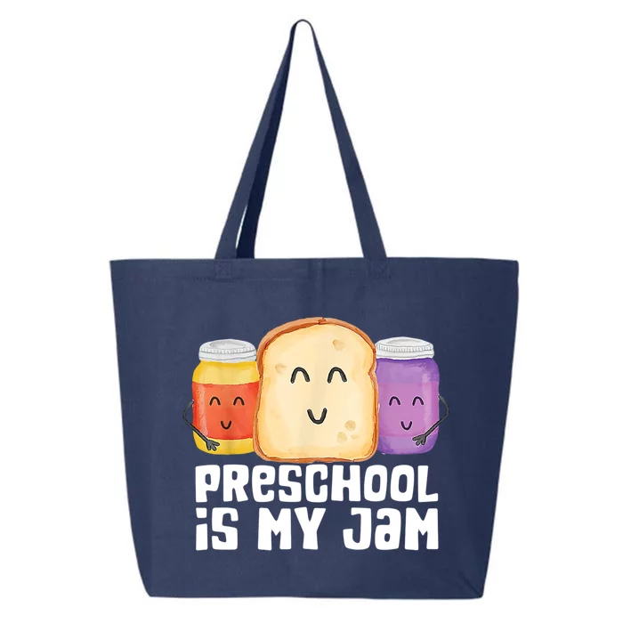 Preschool Is My Jam Back To School Funny 25L Jumbo Tote