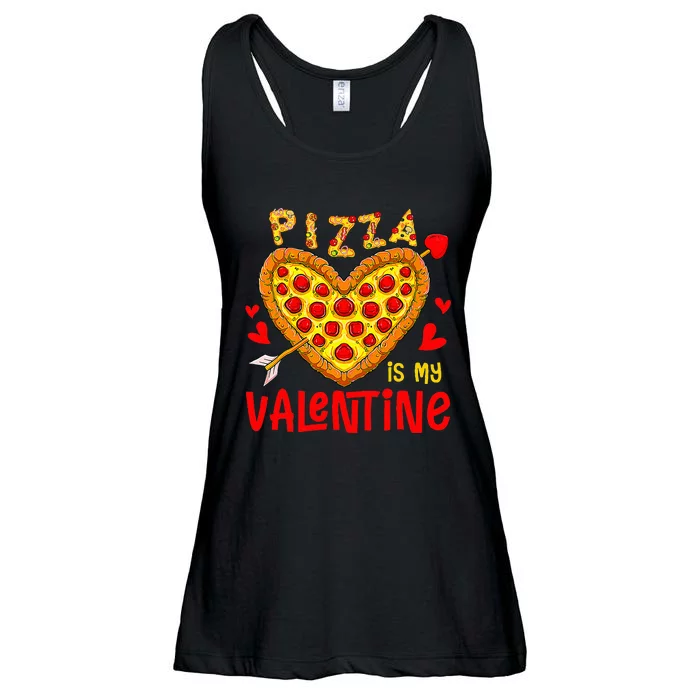 Pizza Is My Valentine Funny Valentines Day Ladies Essential Flowy Tank