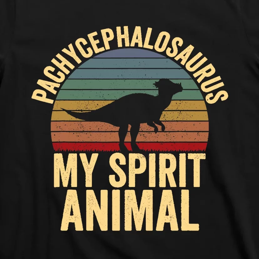 Pachycephalosaurus Is My Spirit Animal Dinosaur Lover T-Shirt