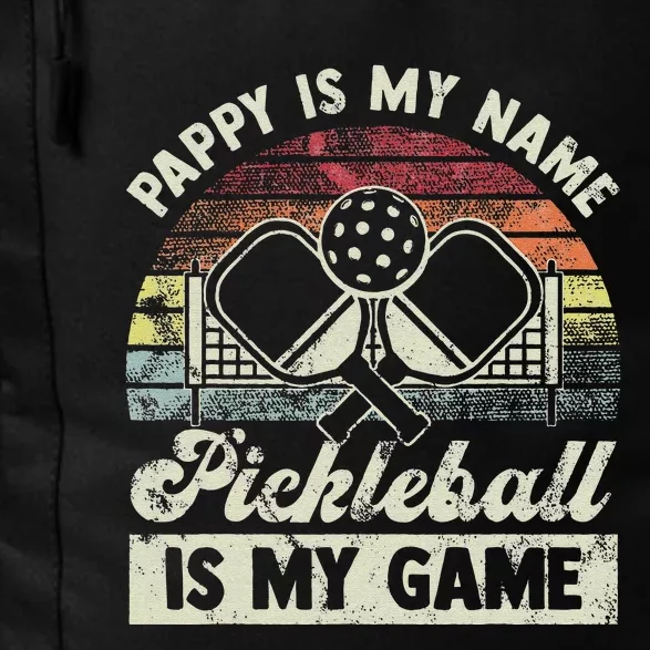 Papa is my name Pickleball is my Game Daily Commute Backpack