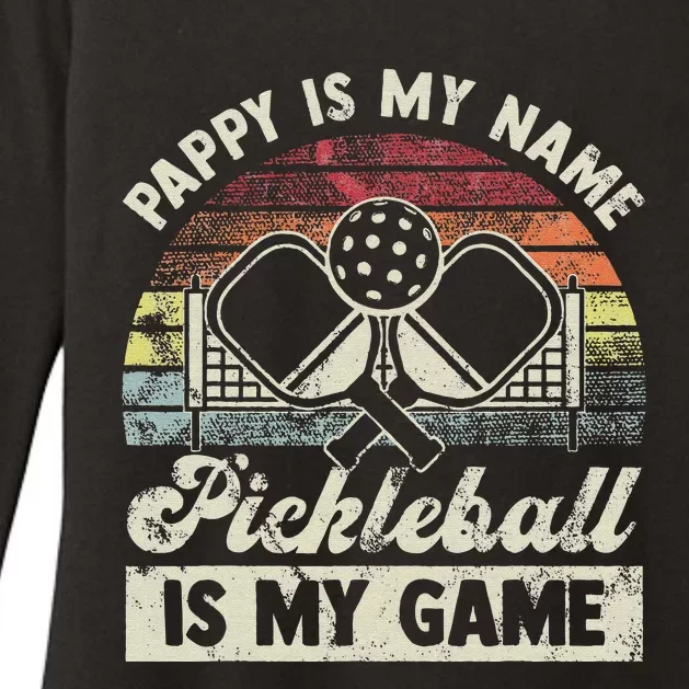 Papa is my name Pickleball is my Game Womens CVC Long Sleeve Shirt