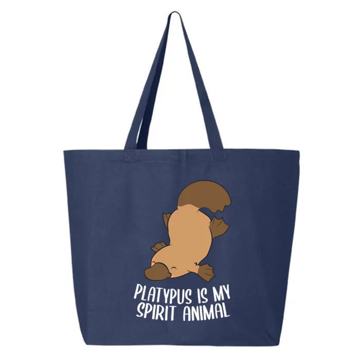 Platypus Is My Spirit Animal Funny Platypus Gift 25L Jumbo Tote