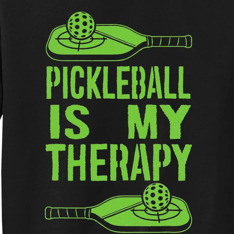 Pickleball is My Therapy Pickleball Paddle spots Sweatshirt