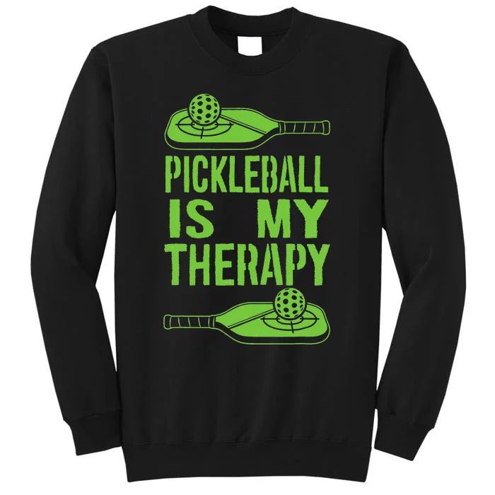 Pickleball is My Therapy Pickleball Paddle spots Sweatshirt