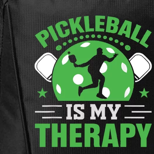 Pickleball Is My Therapy City Backpack