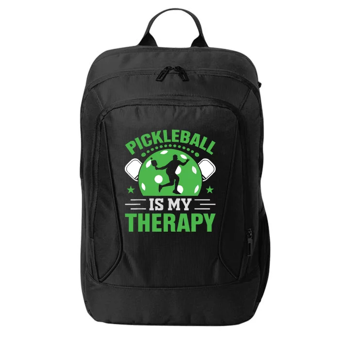 Pickleball Is My Therapy City Backpack