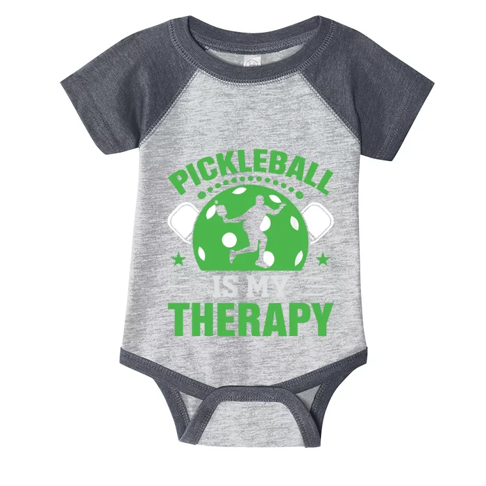 Pickleball Is My Therapy Infant Baby Jersey Bodysuit