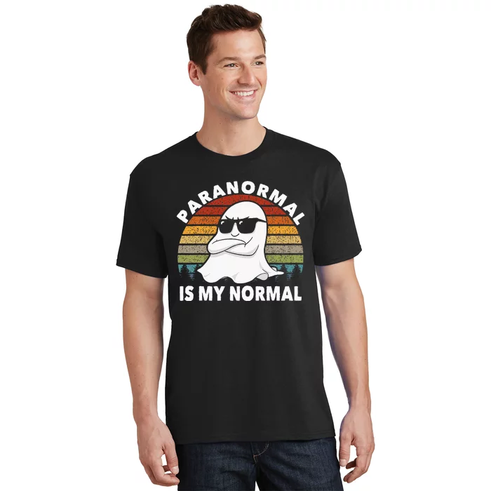 Paranormal Is My Normal Retro Ghost Hunting Halloween T-Shirt