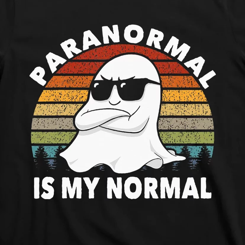 Paranormal Is My Normal Retro Ghost Hunting Halloween T-Shirt