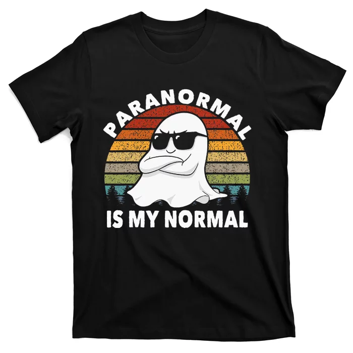 Paranormal Is My Normal Retro Ghost Hunting Halloween T-Shirt