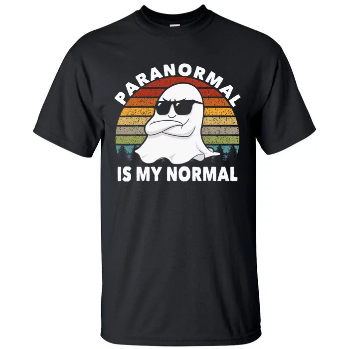 Paranormal Is My Normal Retro Ghost Hunting Halloween Tall T-Shirt