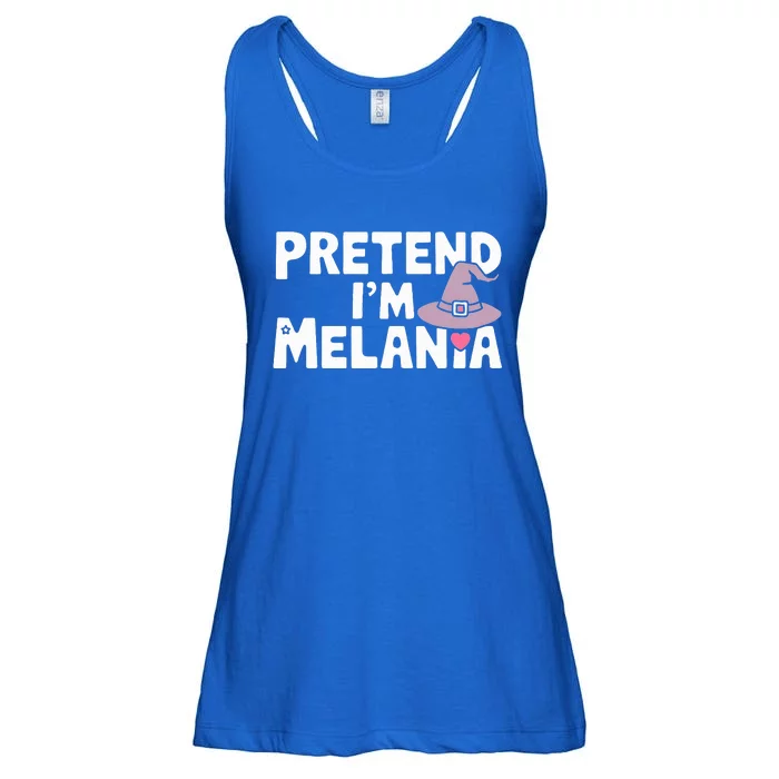 Pretend IM Melania Easy Halloween Costume Trump 2024 Ladies Essential Flowy Tank