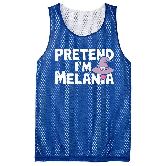 Pretend IM Melania Easy Halloween Costume Trump 2024 Mesh Reversible Basketball Jersey Tank