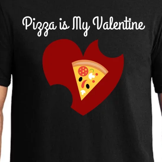 Pizza Is My Valentine Funny Valentines Day Pizza Heart Funny Gift Pajama Set