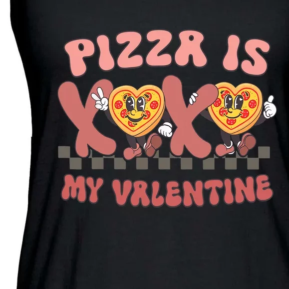 Pizza Is My Valentines XOXO Matching Couple For Him And Her Ladies Essential Flowy Tank