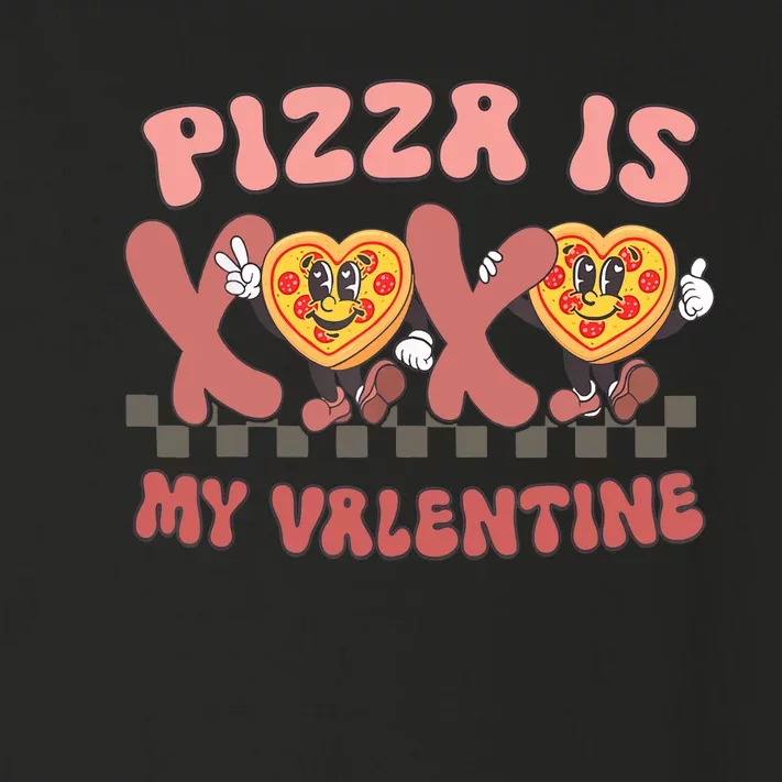 Pizza Is My Valentines XOXO Matching Couple For Him And Her Toddler Long Sleeve Shirt