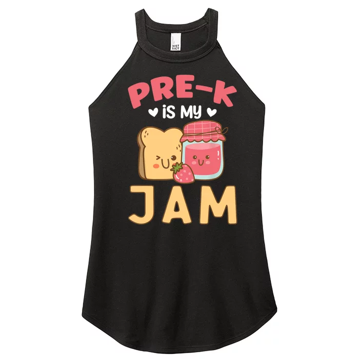 Pre-K is my Jam | Funny Back to Shcool Women’s Perfect Tri Rocker Tank