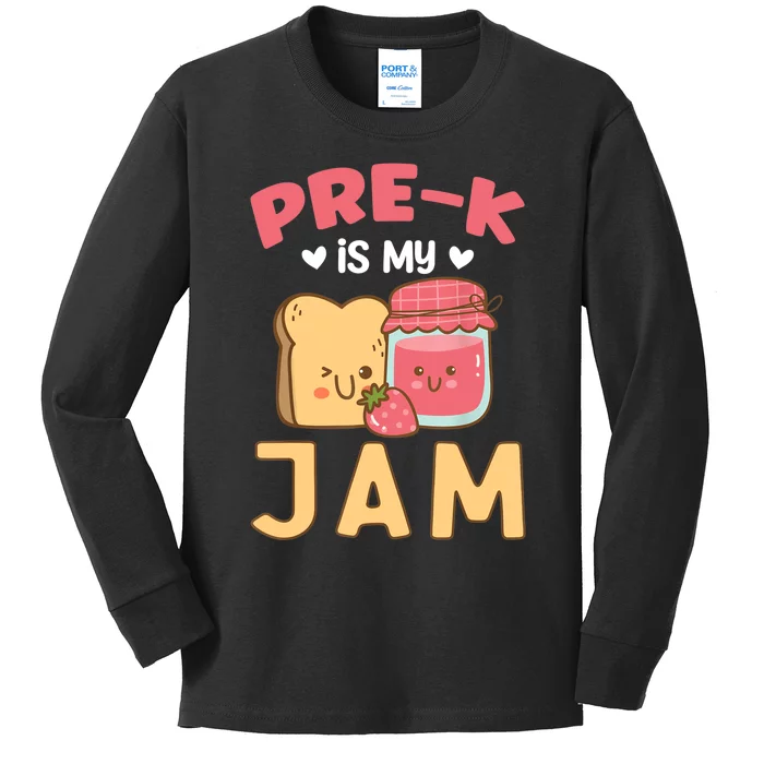 Pre-K is my Jam | Funny Back to Shcool Kids Long Sleeve Shirt