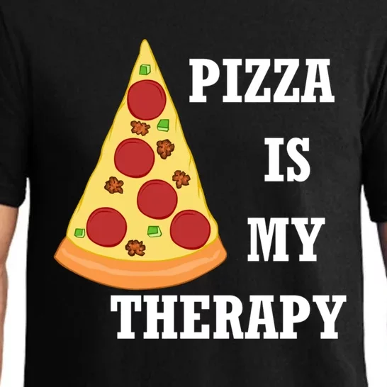 Pizza Is My Therapy Funny Saying Pizza Chef Meaningful Gift Pajama Set