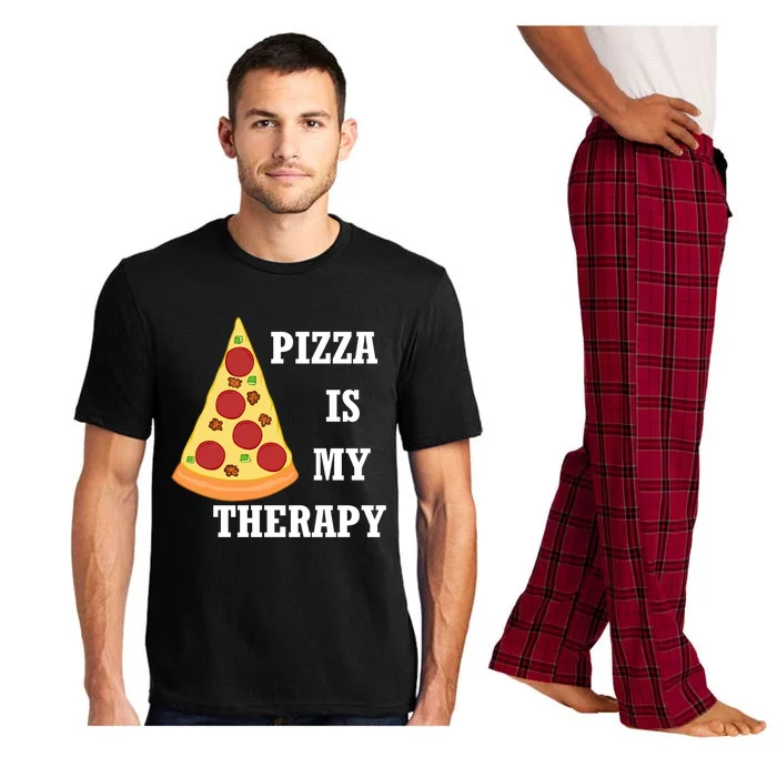 Pizza Is My Therapy Funny Saying Pizza Chef Meaningful Gift Pajama Set