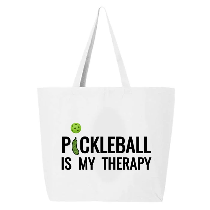 Pickleball Is My Therapy Funny Pickleball Players Gift 25L Jumbo Tote