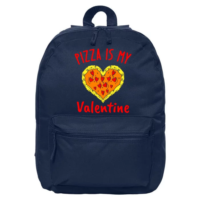 Pizza Is My Valentine 16 in Basic Backpack