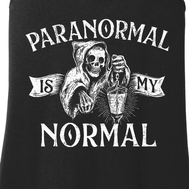 Paranormal Is My Normal Phantom Ghost Hunting Halloween Ladies Essential Tank