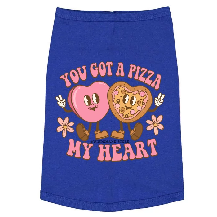 Pizza Is My Valentines Day Heart Funny Food Lover Gift Doggie Tank