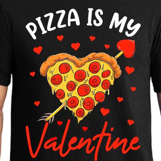 Pizza Is My Valentine Funny Valentines Day Matching Boy Girl Pajama Set