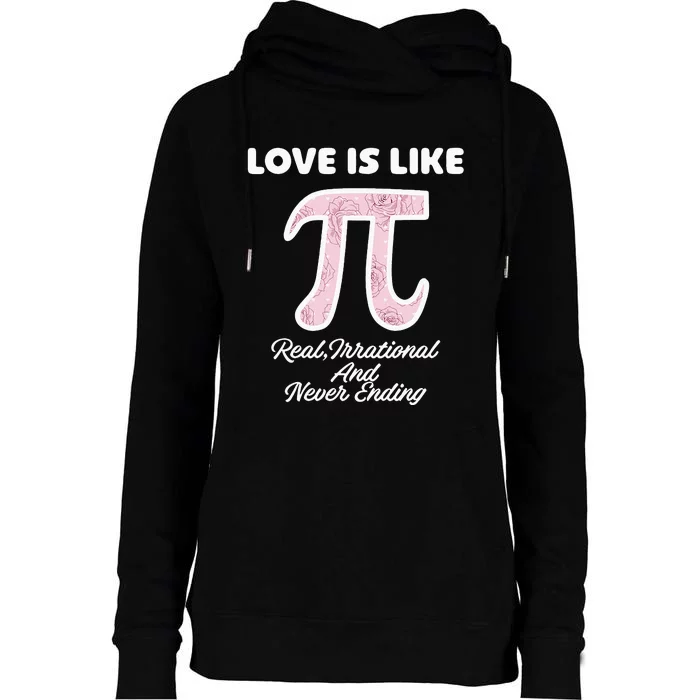 PI In Math 3,14l For Math Teacher Womens Funnel Neck Pullover Hood