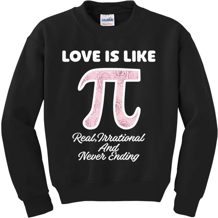 PI In Math 3,14l For Math Teacher Kids Sweatshirt