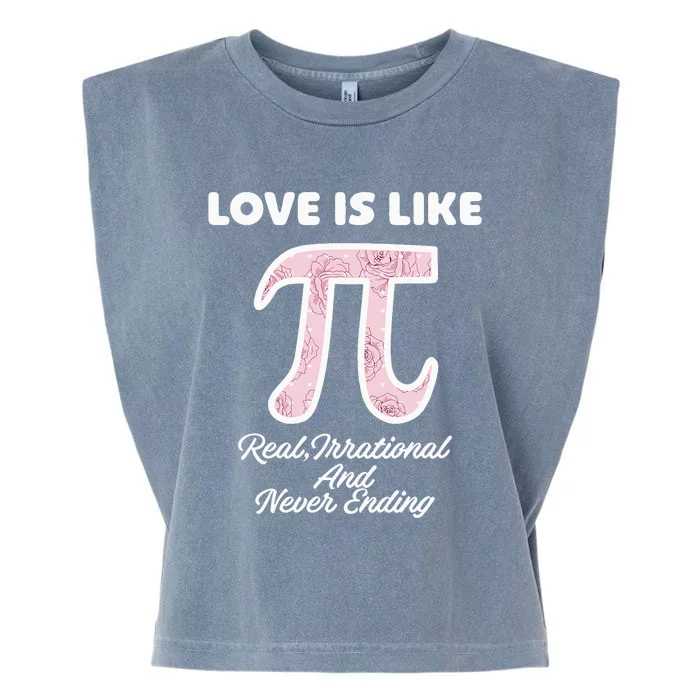 PI In Math 3,14l For Math Teacher Garment-Dyed Women's Muscle Tee