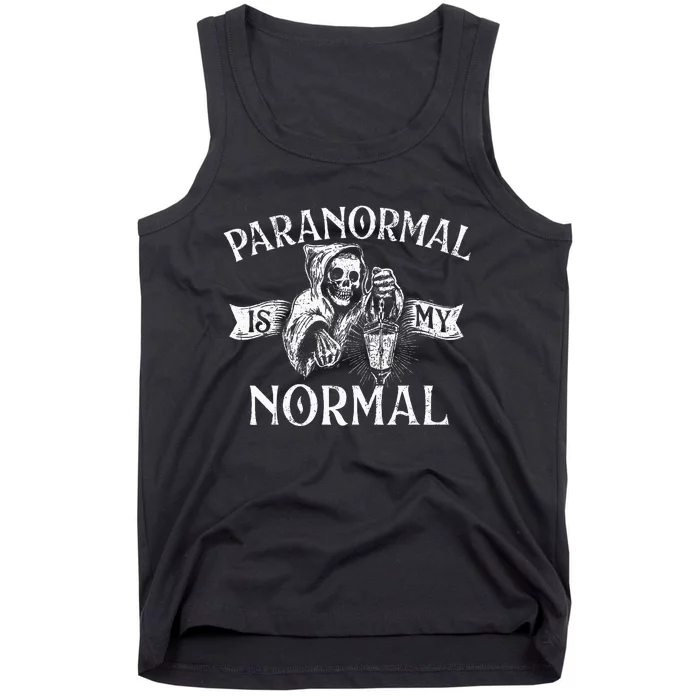 Paranormal Is My Normal Phantom Ghost Hunting Halloween Tank Top