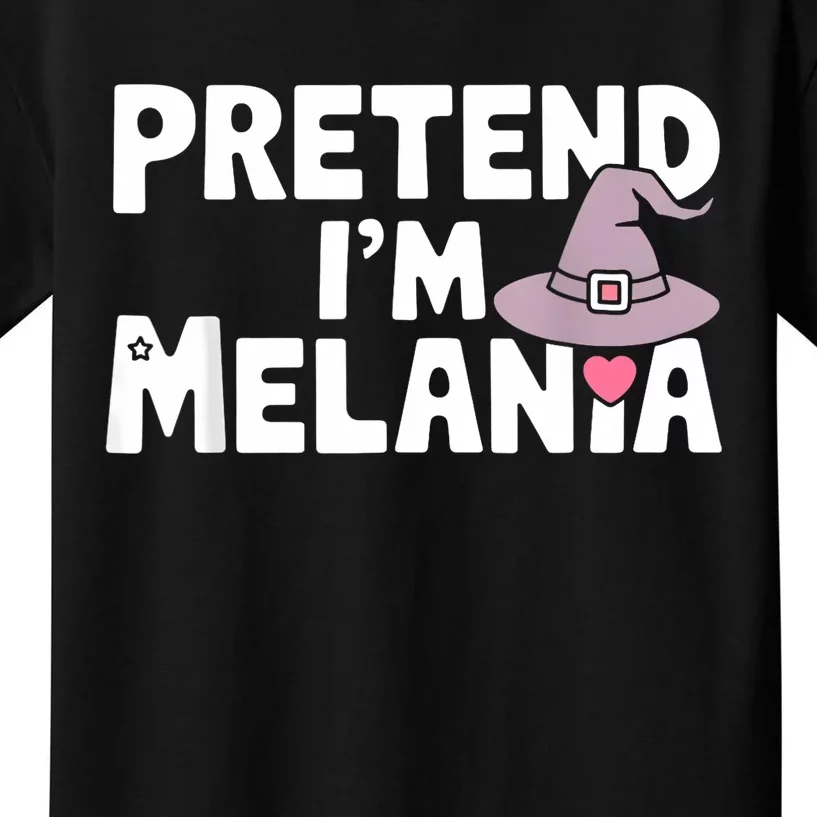 Pretend IM Melania Easy Halloween Costume Trump 2024 Kids T-Shirt