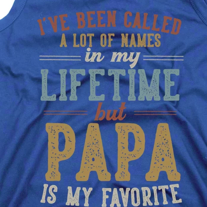 Papa Is My Favorite Name FatherS Day Papa Gift Tank Top