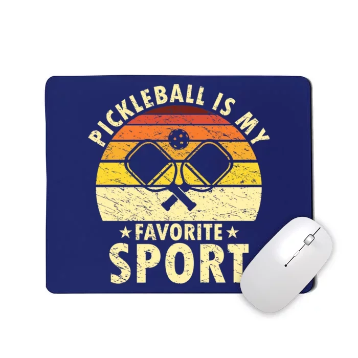 Pickleball Is My Favorite Sport Funny Pickleball Player Premium Mousepad