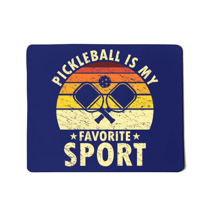 Pickleball Is My Favorite Sport Funny Pickleball Player Premium Mousepad