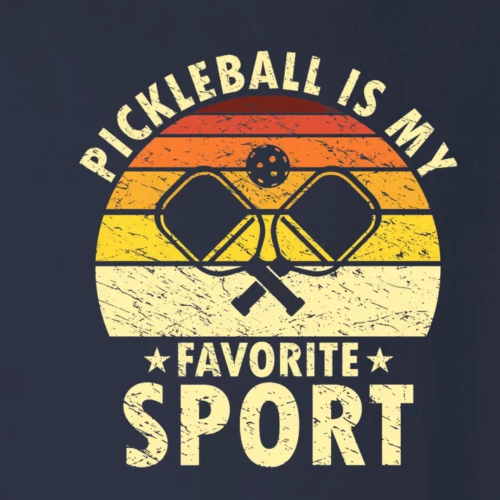 Pickleball Is My Favorite Sport Funny Pickleball Player Premium Toddler Long Sleeve Shirt