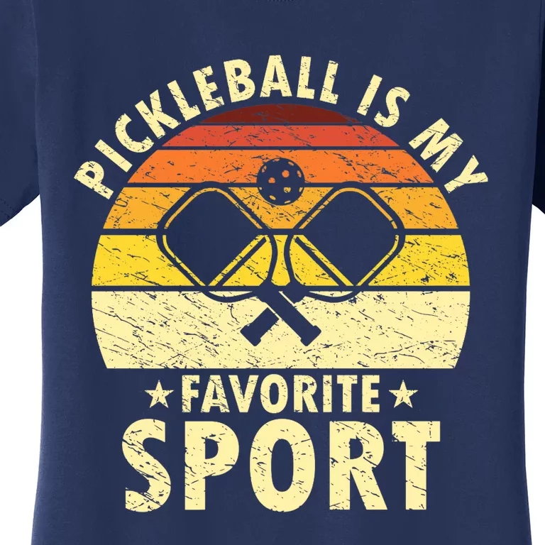 Pickleball Is My Favorite Sport Funny Pickleball Player Premium Women's T-Shirt