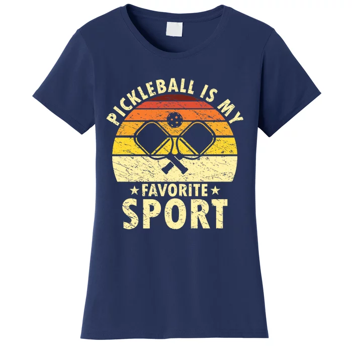 Pickleball Is My Favorite Sport Funny Pickleball Player Premium Women's T-Shirt