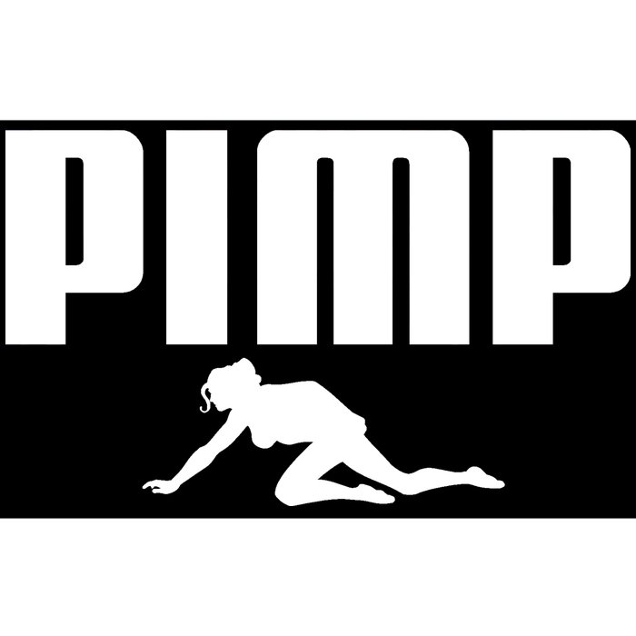 Pimp Logo Bumper Sticker